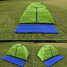 Самонадувающаяся Подушка утолщенная влагостойкая уличная походная палатка спальный коврик в синюю полоску для кемпинга спальный коврик 21,53