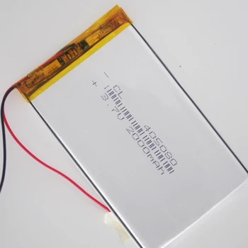 

shenzhen technology 375081 2000MAH 3.7v lithium polymer battery 3 7 V volt li po ion lipo rechargeable batteries for tablet PC