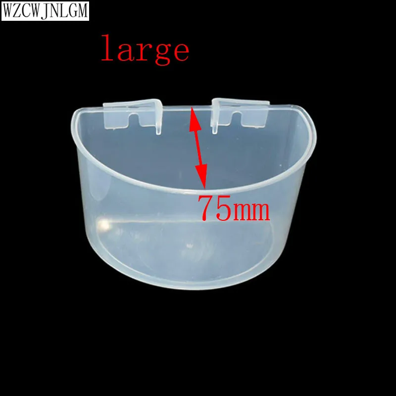 5 шт. Птица Попугай голуби водная чаша птица питьевой фонтан перепелиные кормушки попугай яслей оборудование для Aviculture - Цвет: large