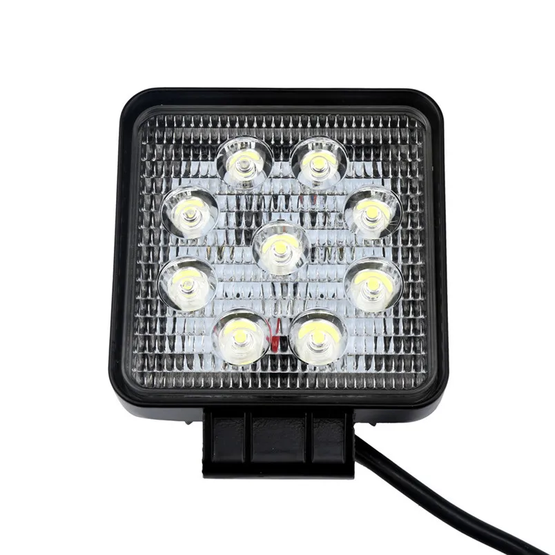 4x White 12V 9 LED DRL Round Daytime Running Light Car Bike Fog Day