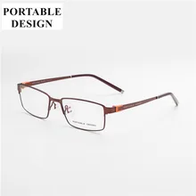 Модные мужские и женские титановые очки с полной оправой для глаз мужские очки Новое поступление качественные повседневные оптические оправы для мужчин