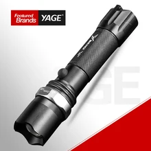 YAGE Flashlight Cree Lantern Tactical Rechargeable Led flashlights Zoomable Flashlight 18650 Lampe Touche Linternas Led Lamp