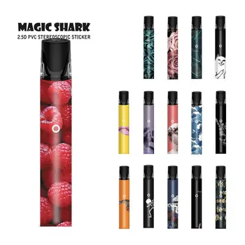 

Magic Shark Skull Kiss Rose Berry Hope High Quality Stereo Sticker for Moti Case Cover Film for Moti E Cigar
