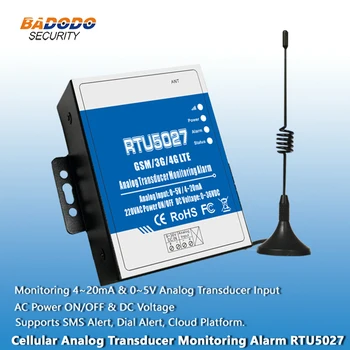 

Remote control GSM 3G 4G LTE Analog Transducer Monitoring Alarm RTU5027 Analog Input Value with SMS Alert Modbus TCP RTU