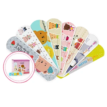 

120 Pcs/box Cartoon Cute Band Aid Breathable Hemostasis Adhesive Bandages First Aid Emergency Kit Kids Children Mini Band aid