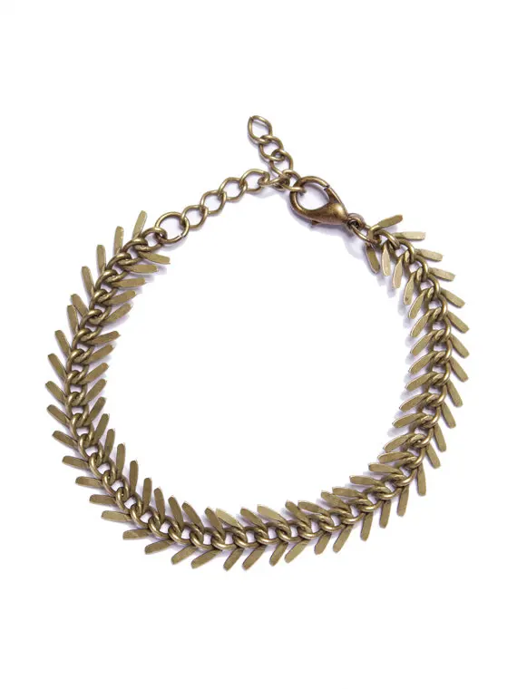 Simple Spine Shaped Brass Bracelet For Men And Women One Size Fits All bracelet for Hot Sales chain | Украшения и аксессуары