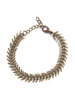 

Simple Spine Shaped Brass Bracelet For Men And Women One Size Fits All Brass bracelet for Men Hot Sales Spine chain bracelet