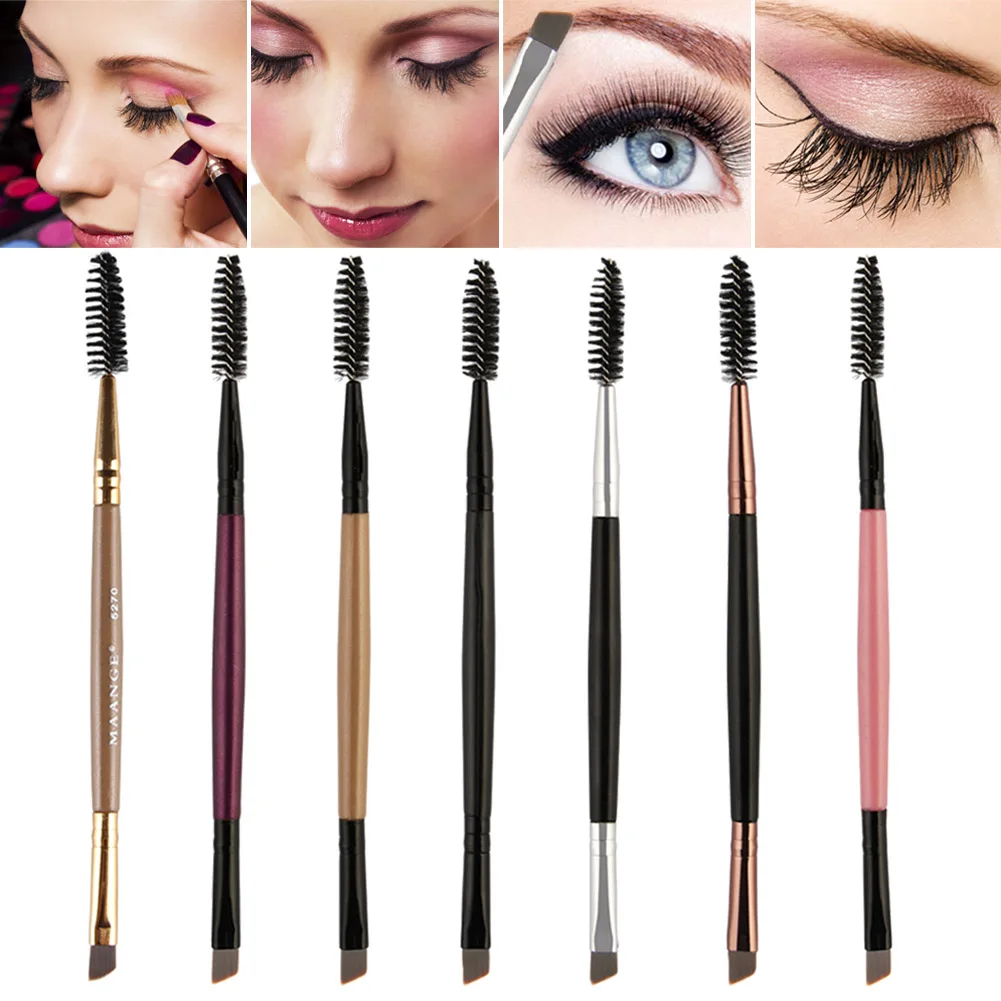 

1 Pcs Eyelash Eyebrow Brush Double Head Brush Eyelash Eyebrow Cosmetics Beauty Tools MV99