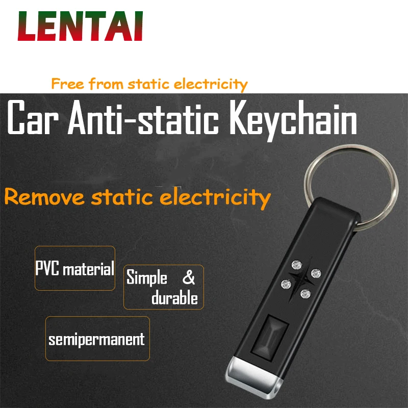 

LENTAI 1PC Anti-static Keychain Car Key Chain Ring For BMW E46 E60 Ford focus 2 Mazda 3 Volkswagen Polo Golf 4 Skoda octavia Kia