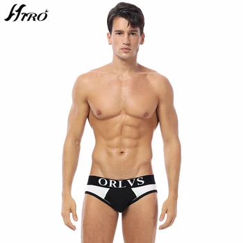 

2019 Fashion Mens Briefs Soft Breathable Cotton Undies Cueca Sexy Men Underwear Hips Up Transparent Jockstrap Dropshipping