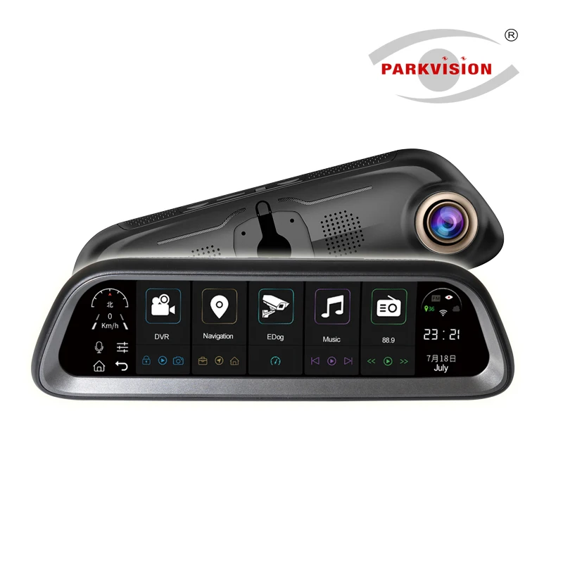 PARKVISION Android gps 4 г Full HD поток медиа зеркало монитор Системы комплект Камера DVR Запись