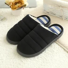 3 Couleurs Nouveau Automne Hiver Non-slip Coton En Peluche Maison Pantoufles Hommes Intérieure Plancher En Plein Air Épaissir Chaud Garçons pantoufles Chaussures Plates