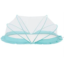 130X65X64 см, детская москитная сетка для маленьких девочек и мальчиков, складная монгольская защитная сетка для юрты, чехол для кровати новорожденных, москитная сетка, 2 цвета