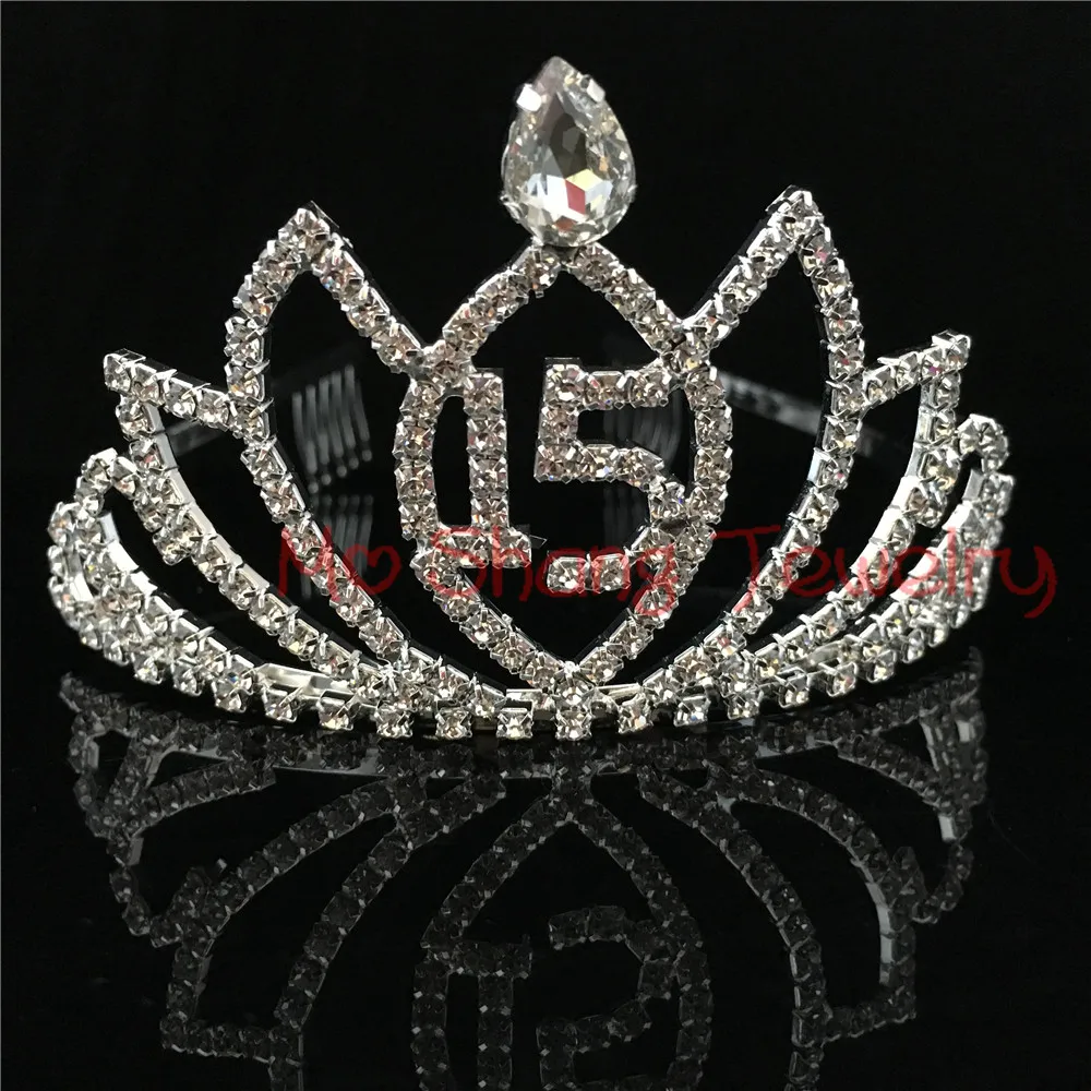 NO, 15 Tiara y corona Vintage Boda nupcial accesorios para el cabello