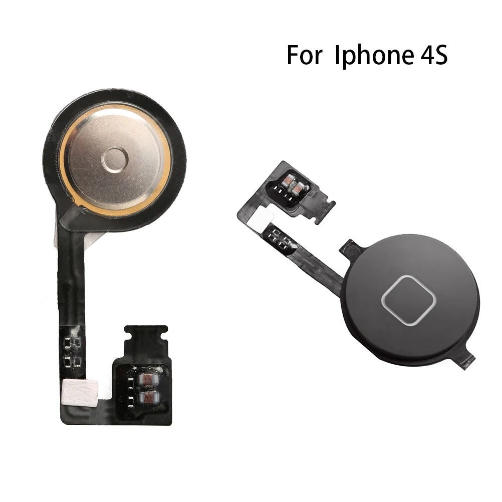 HOT New Home Button Assembly Flex Cable Sensor Ribbon Complete Parts For iPhone 4S