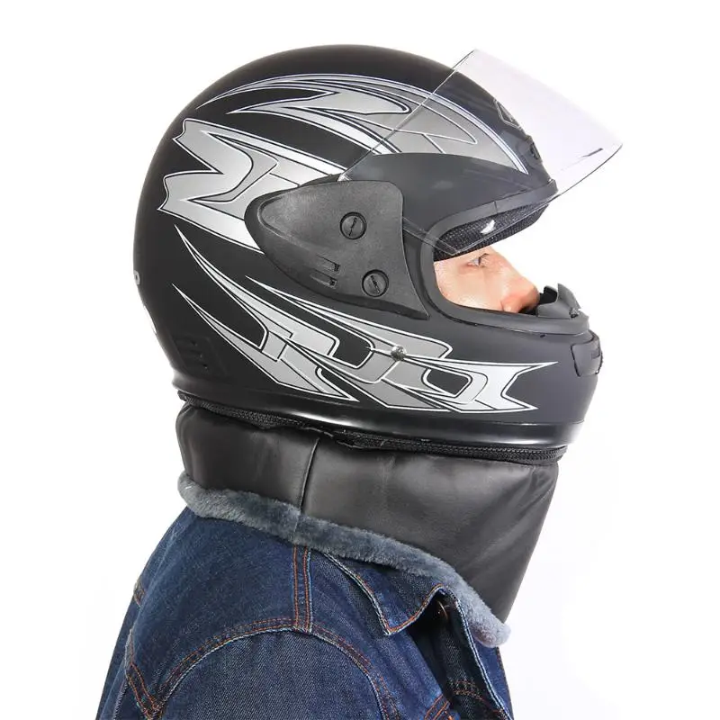 Motorcycle Helmet balck Half Open Face Adjustable Size 55cm-60cm