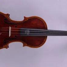 101#4 струна 4/4 скрипки детали из черного дерева Пламя клен обратно антикварная лакированная ель мастер