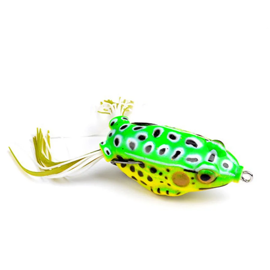 

1 PCS 6CM 13G Artificial Soft Cork Bait Japan Fishing Bait Frog Lure High Hooks Topwater Ray Frog Fishing Bait