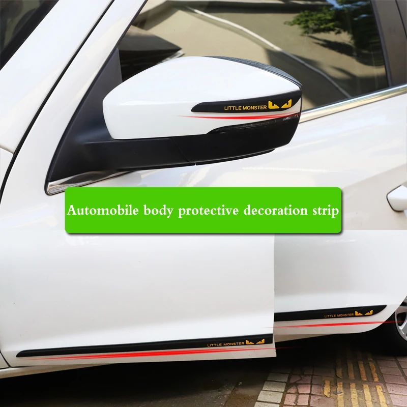 Car accessories rearview mirror anti collision rubber sticker door