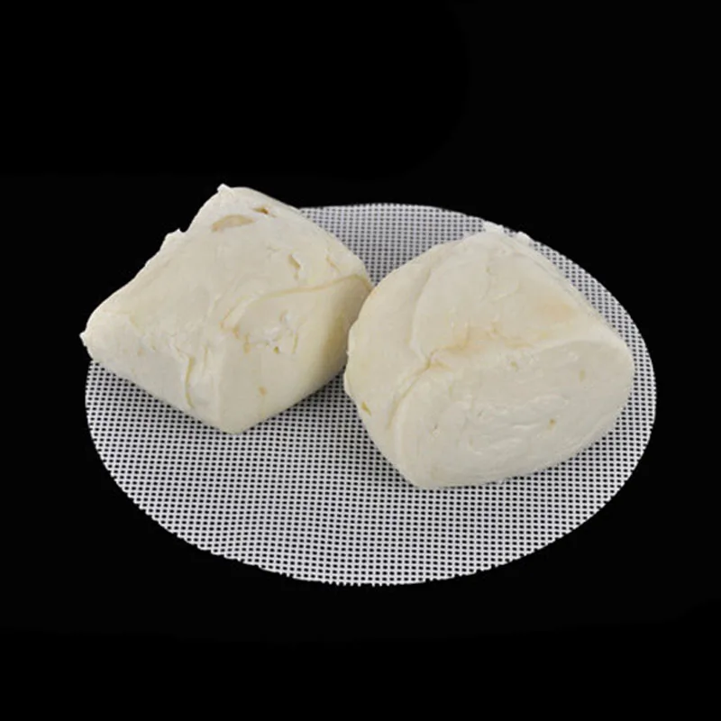 

5pcs Hot New Silicone Steamer Non-Stick Pad Round Dumplings Baking Pastry Mesh Mats Mats & Pads High Quality LXY9 DE20