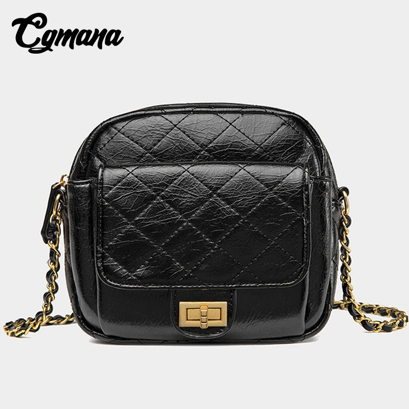 

Bags For Women 2019 Quality Leather Small Bags Luxury Design Women's Shoulder Bag Vintage Chain Women Messenger Bag sac a main