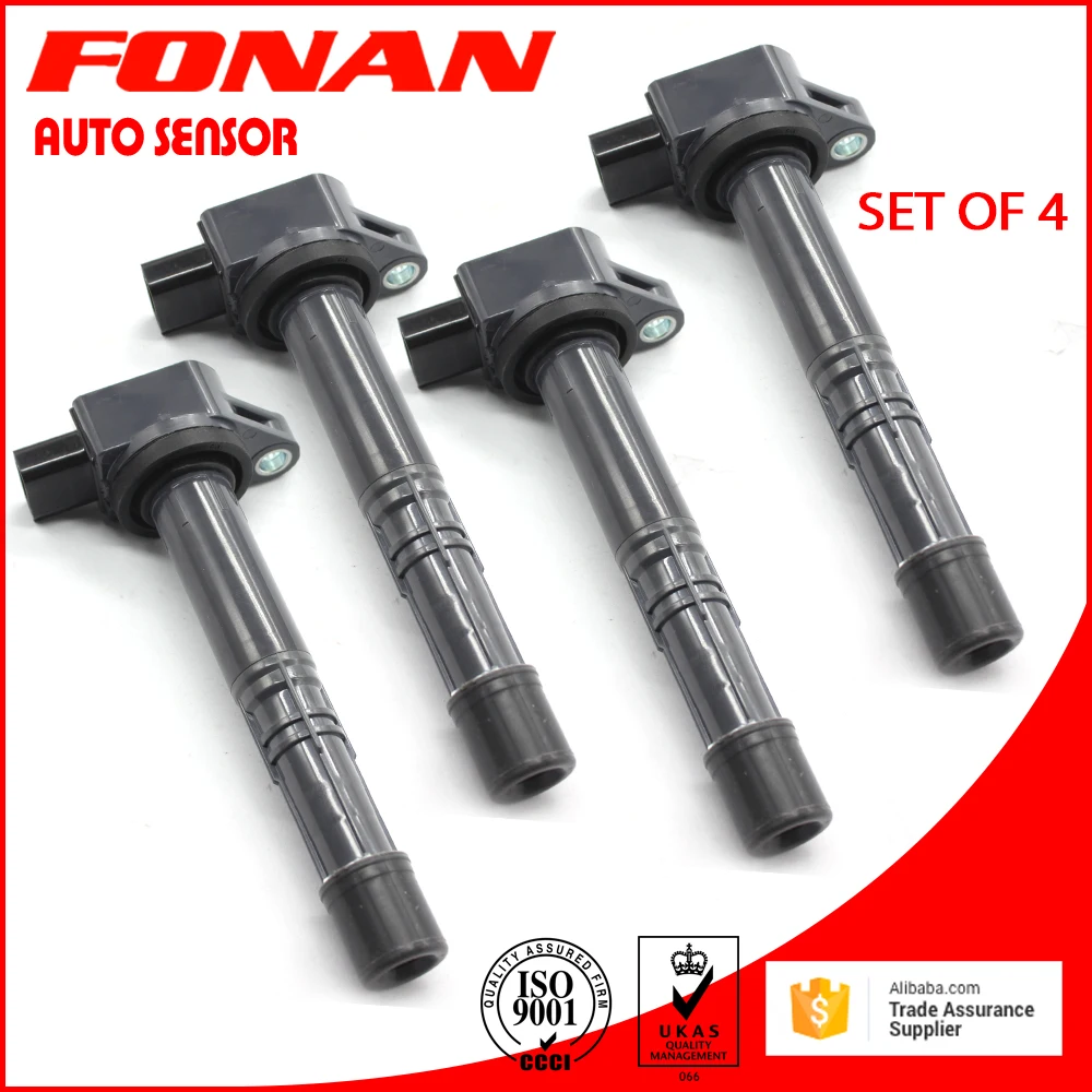 

4PCS SET OF 4 NEW IGNITION COIL ON PLUG FOR HONDA ACURA Accord Civic CRV Integra Odyssey 30520PNA007 30520PNC004 30520RRA007
