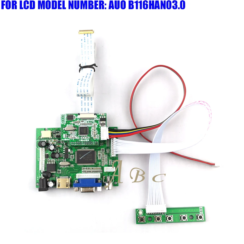 

HDMI VGA 2AV LCD Controller Board Monitor Kit for AUO Optronics B116HAN03.0 11.6" 1920X1080 1080P 30Pin EDP LCD Display Panel