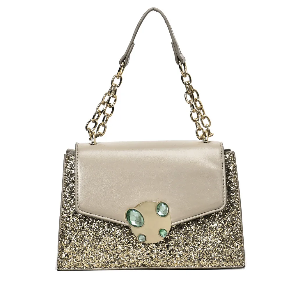 

MOLAVE Handbags Patchwork Women bags Fashion sequins Crossbody Shoulder handbags Purse Messenger pacakges Hasp flap pocket 9509