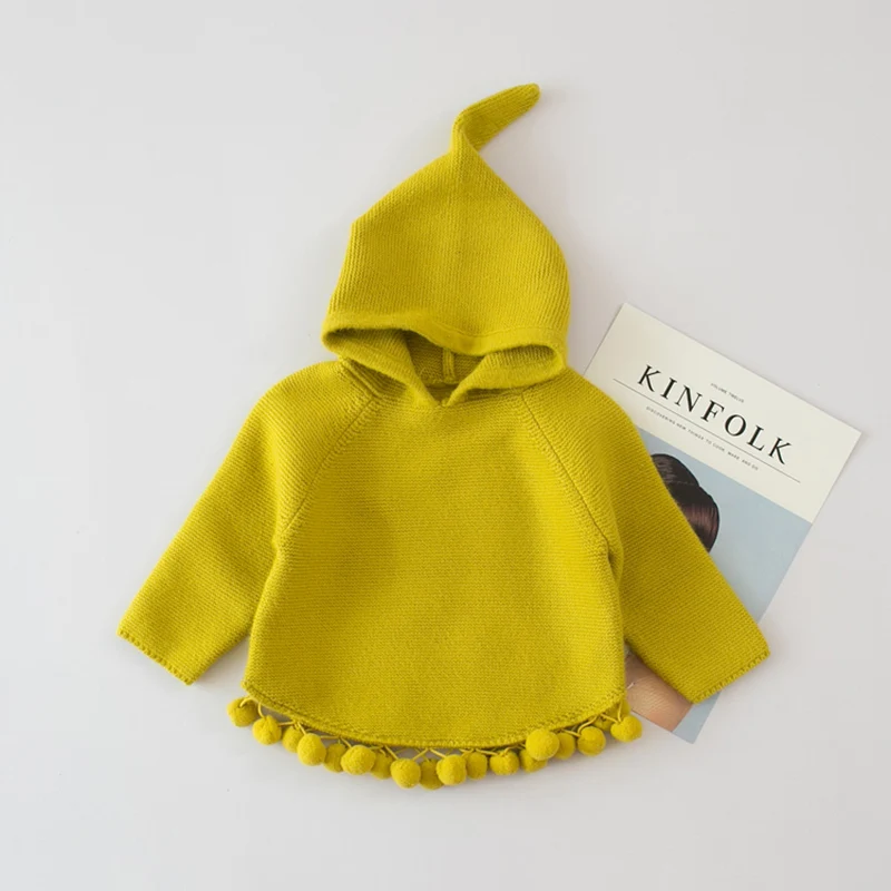 Детский вязаный свитер с капюшоном R & Z Осень зима 2019|kids knitwear|girls knitknitwear kids |