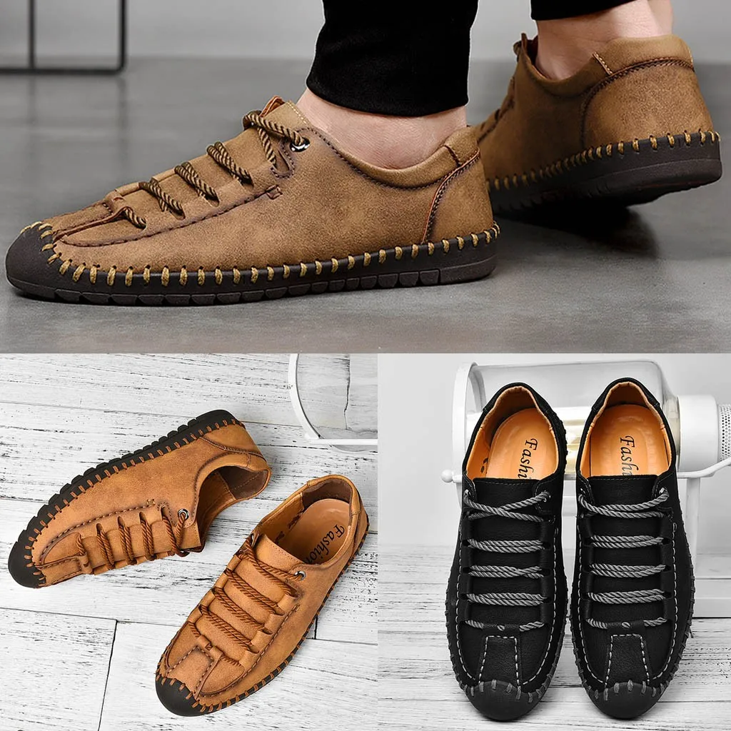

Jaycosin The New Men's Summer Fashion Personality Tide Shoes Casual Comfort Versatile Lace-Up Shoes 2019 Apr29 p40