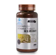 Free shipping B-complex vitamins tablet health care function supply the multivitamin 60 pcs