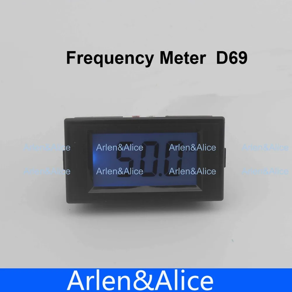 

10-199.9Hz Blue LCD Digital Frequency Panel Meter Gauge Cymometer Electrical Instruments 80-300V, 150V-500V