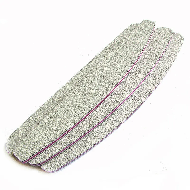 Arquivo de Unha Lixa para Manicura uv Gel Polonês Curvo Cinza Unha Arte Arquivo Lima um Ongle Pedicure Ferramenta 50 Pçs 100 - 180 9 50 pçs arquivo de unha 100 180
