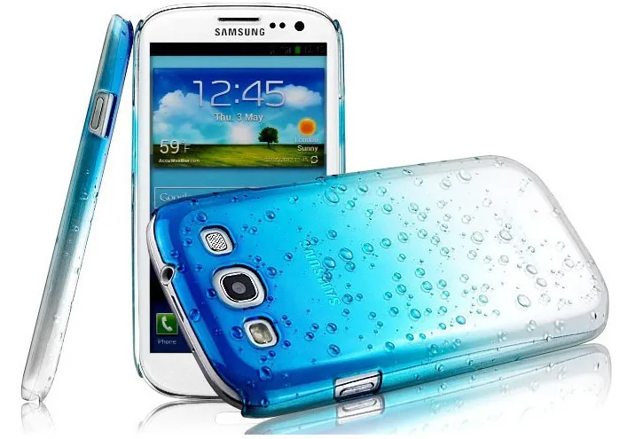 Красочный чехол для samsung Galaxy SIII S3 I9300 I9308 простой Гибкий тонкий Чехол