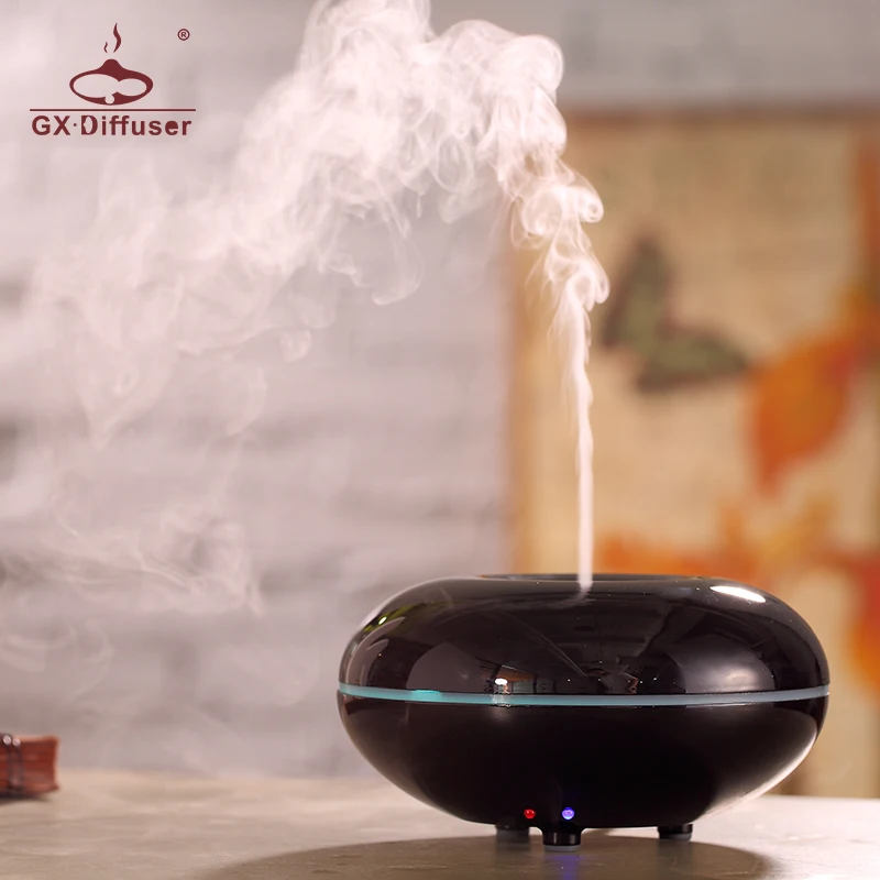 

GX Diffuser Changing Color Aromatherapy Air Humidifier Ultrasonic Essential Oil Aroma Diffuser LED Mist Maker For Home Appliance