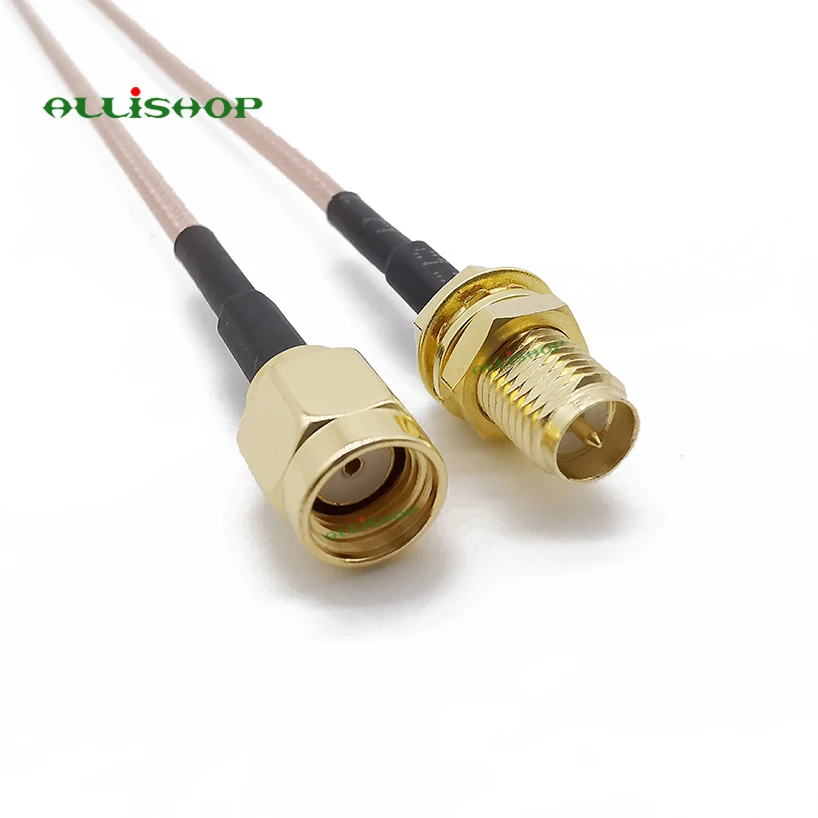Удлинительный кабель Wi-Fi RP SMA Female To Male Pigtail RG178 Jack to Plug Wire соединительный |