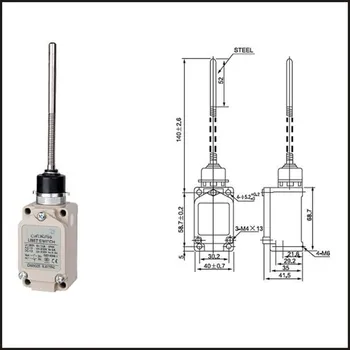 

Switch travel limit switch AC15A AC380V Electrical Safety Key Interlock switch Compact Prewired micro switch WLNJ-30