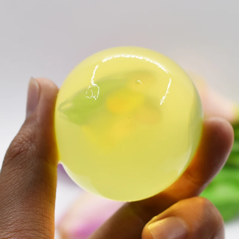 30pcs Big Gel Beads Rosy Hydrogel Pearl Shaped 8 10mm Dry Crystal Soil