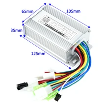 Электрический велосипед с бесщеточным двигателем Скорость контроллер 36 V/48 V 350W Прочный для скутера TD326