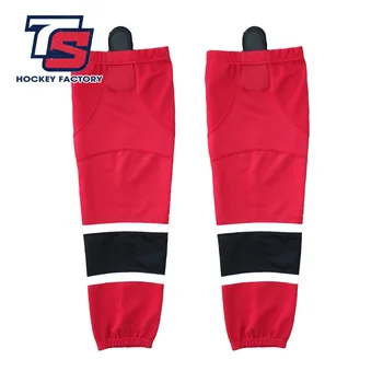 

Coldoutdoor free shipping 100% Polyester Breathable red Ice Hockey Socks Cheap Shin Guards W044 high quality men women sport