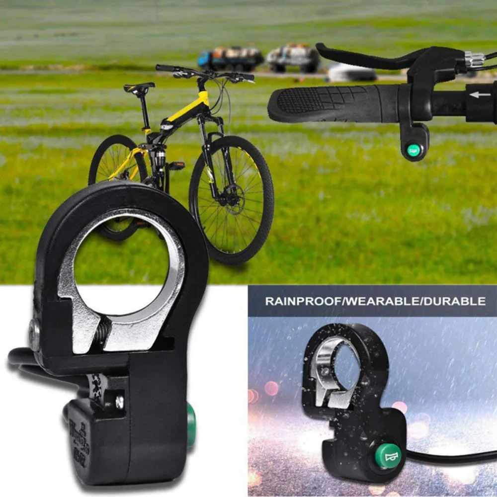 Велосипедный звонок электронной велосипед Скутер рожок переключатель вкл/выкл кнопка Wuxing Dk-02 для е-байка Динамик кнопка для Электрический горный велосипед Скутер