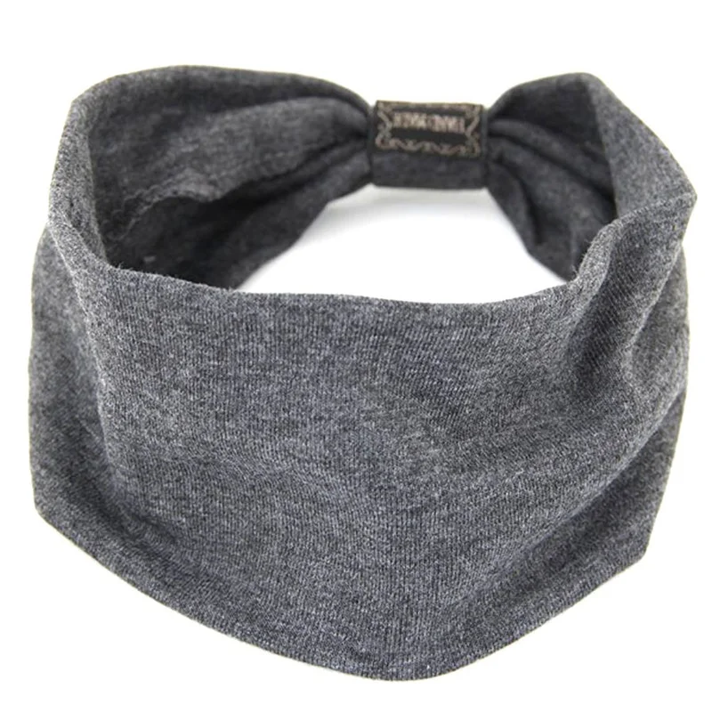 

Women's Yoga Hair Band sports Headband Wide Turban Head Warp Hair Band Wide Elastic Yoga Sport Headband