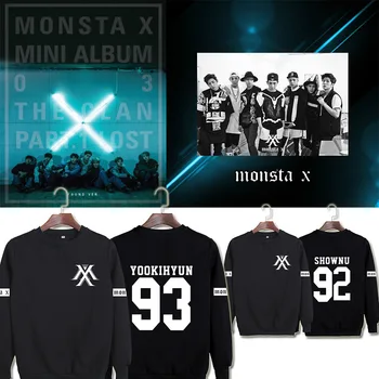 

K-POP MONSTA X JOOHEON I.M Sweater Same Paragraph Casual Cotton Long-sleeved Sweatshirt Dropshipping