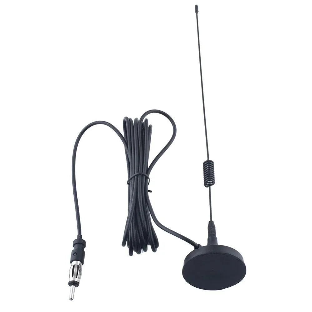 Vehemo 1PC Universal Car Accessory Magnetic Base Roof Radio FM AM Signal Booster Antenna Wholesale 2017