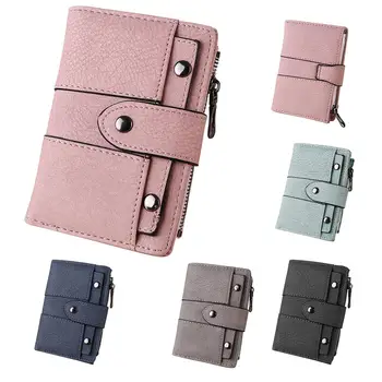 

Fashion Women Faux Leather Short Purse Clutch Wallet Pouch Coin Card Holder