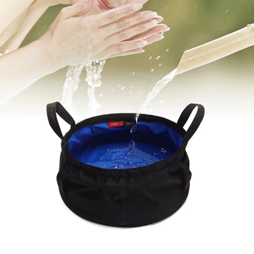 8.5L Ultralight Outdoor Survival Folding Washbasin Camping Hiking Portable Foldable Wash Bag