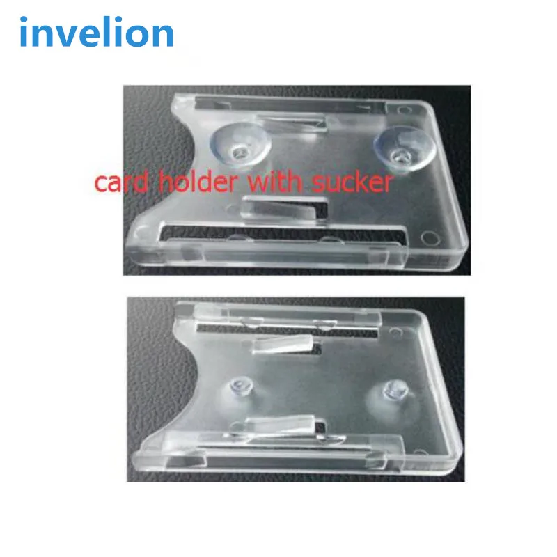 

150pc/lot pvc Card Holder with sucker for Vehicle Windshield glass uhf rfid card car windscreen + free passive iso 5pcs pvc card