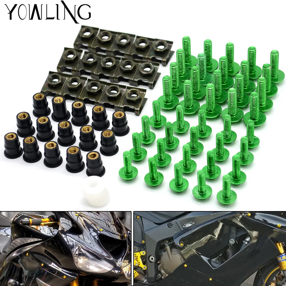 

motorcycle accessories fairing screw bolt windscreen screw FOR yamaha mt 09 mt07 Kawasaki NINJA 650R/ER6F/ER6N z800 suzuki ktm