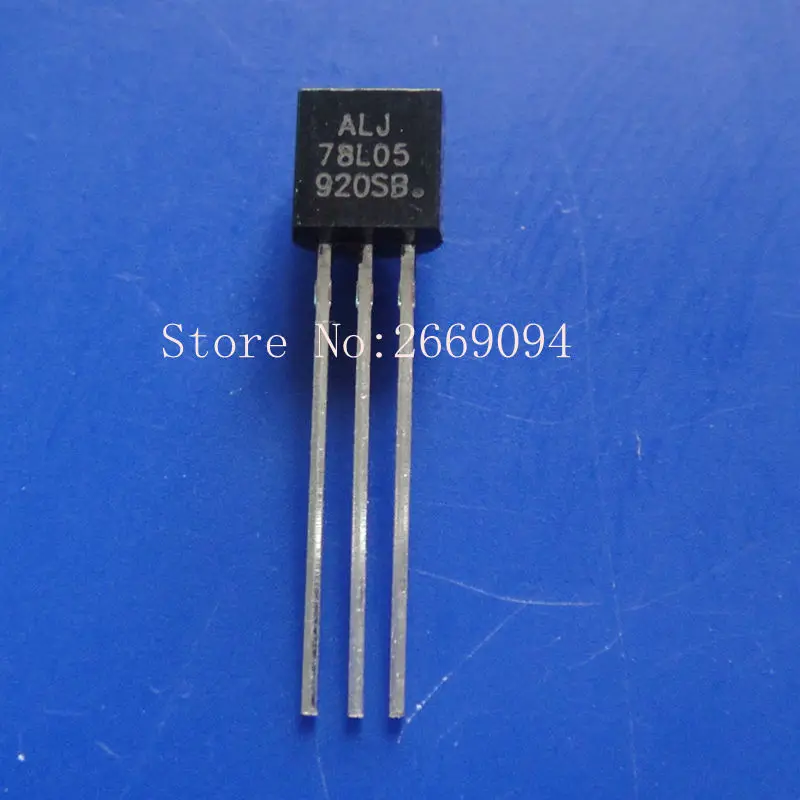 

1000PCS 78L05 L78L05 7805 100mA 0.1A Voltage Regulator TO-92