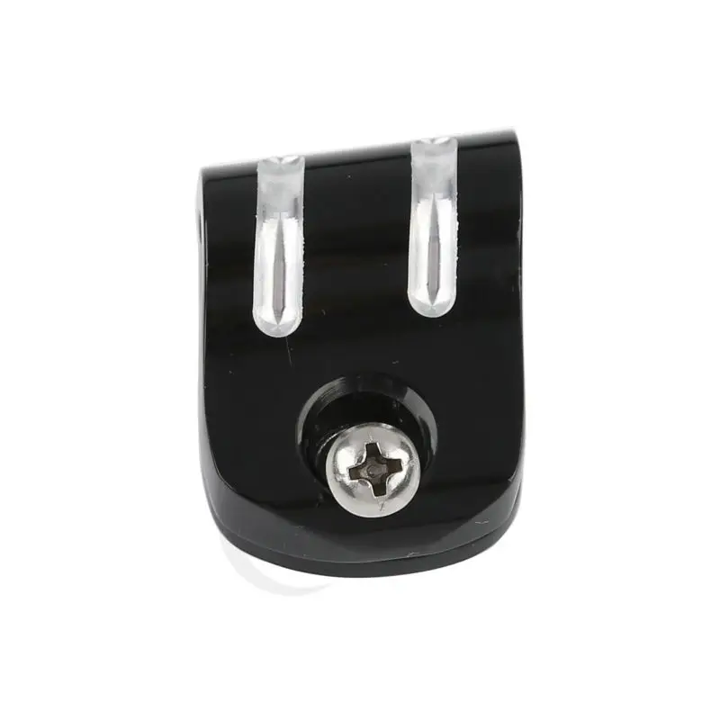 Black Chrome Clutch Cable Clip For Harley Davidson Softail Deluxe Slim